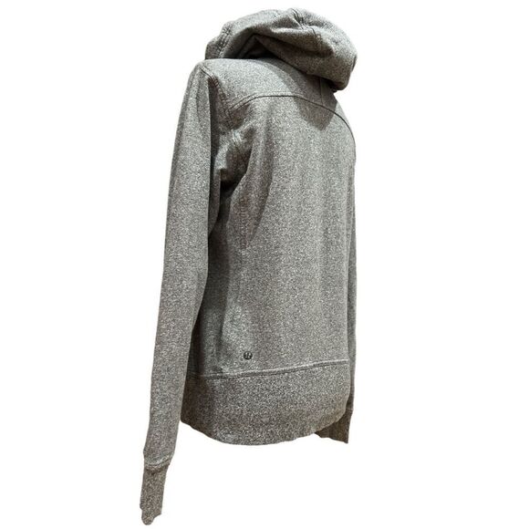 Lululemon Split Hoodie in Heathered Sparkle Black - Picture 6 of 8